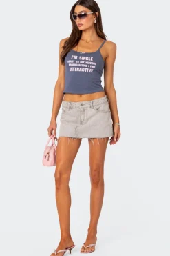 Micah Denim Mini Skirt