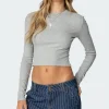 Mikayla Ribbed Knit Top
