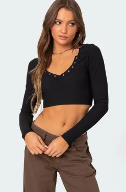 Milady Ribbed Crop Top