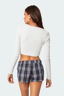 Milady Ribbed Crop Top
