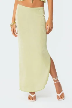 Milan Slitted Maxi Skirt