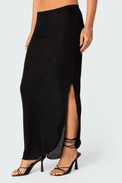 Milan Slitted Maxi Skirt