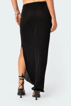 Milan Slitted Maxi Skirt