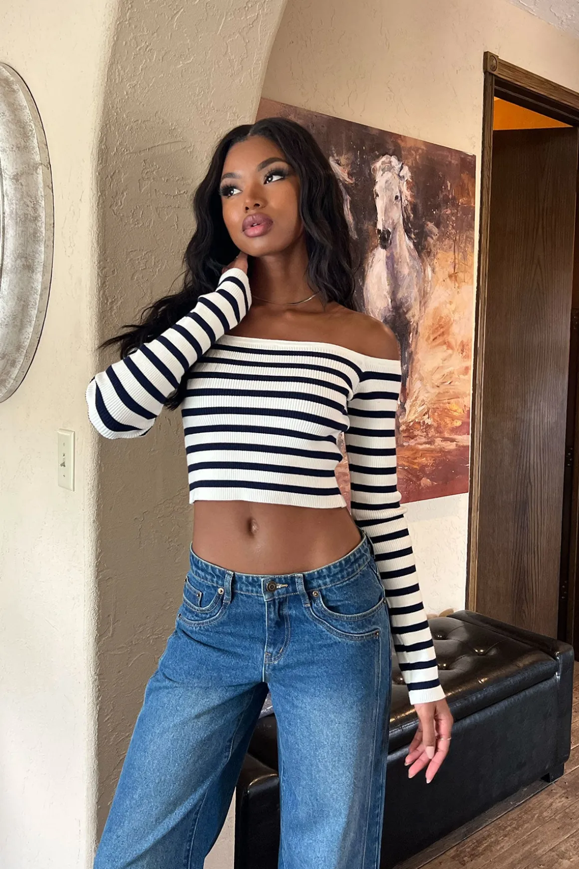 Miranda Off Shoulder Knit Top