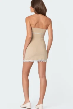 Miri Lace Trim Mini Dress