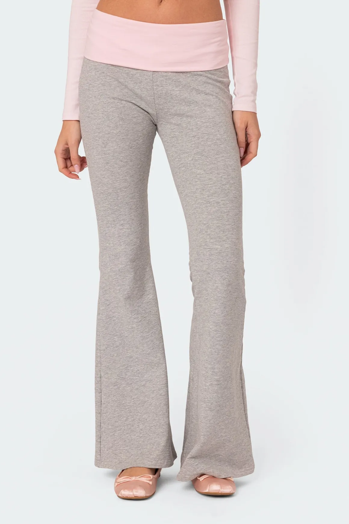 Molly Contrast Flared Leggings