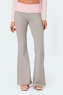 Molly Contrast Flared Leggings
