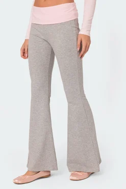 Molly Contrast Flared Leggings