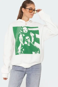 Mono Print Hoodie