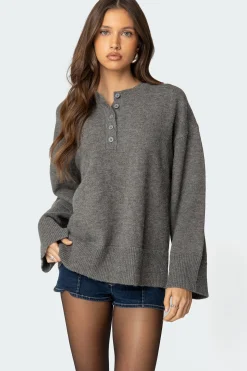 Montana Oversized Button Sweater