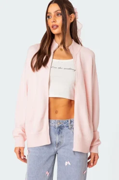Montie Oversized Double Zip Cardigan