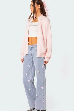Montie Oversized Double Zip Cardigan