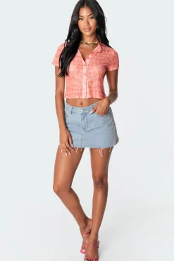 Morphy Mesh Button-Up Shirt