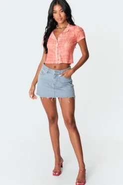 Morphy Mesh Button-Up Shirt