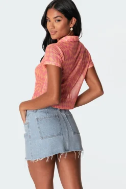 Morphy Mesh Button-Up Shirt