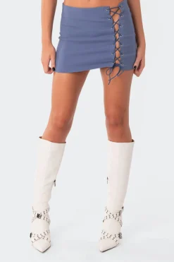 Murphy Lace-Up Skirt