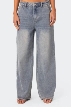 Myla Washed Wide Leg Jeans