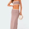 Nadia Side Slitted Maxi Skirt