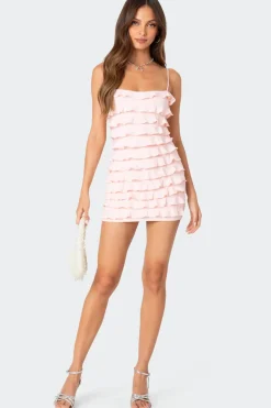 Nadya Ruffled Mini Dress