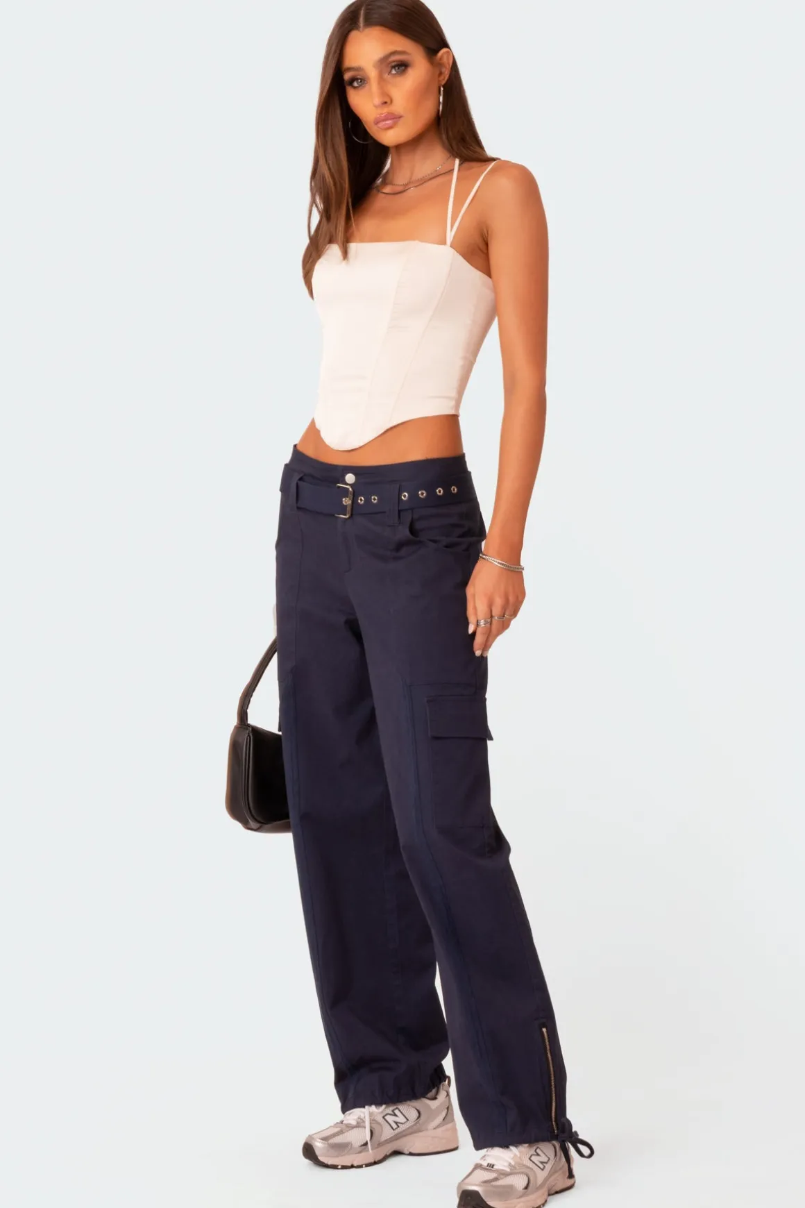 Nara Satin Lace Up Corset