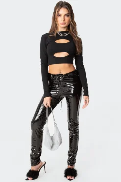 Natalie Vinyl Pants