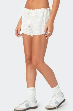 Needlepoint Lacey Shorts