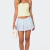 Nera Striped Pleated Skort