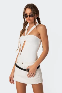 Nerida Asymmetric Cut Out Bodysuit