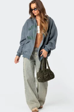 New York Angels Oversized Hoodie