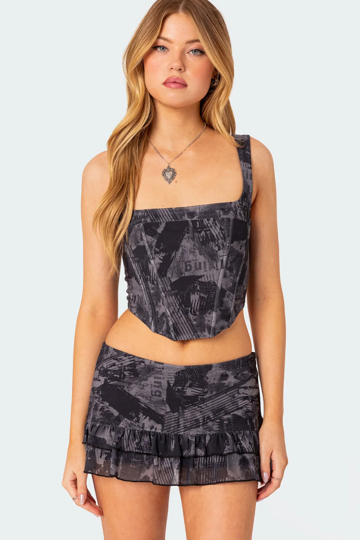 Nightlife Printed Corset