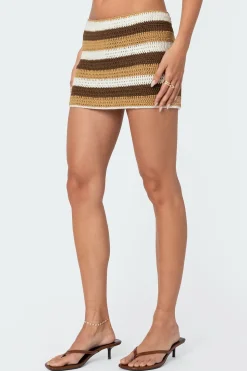 Nixie Crochet Mini Skirt