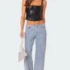 No Waistband Relaxed Jeans