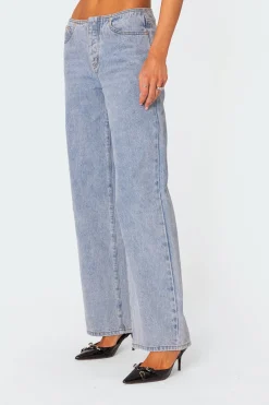 No Waistband Relaxed Jeans