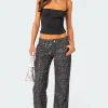 Nyah Sequin Loose Fit Jeans