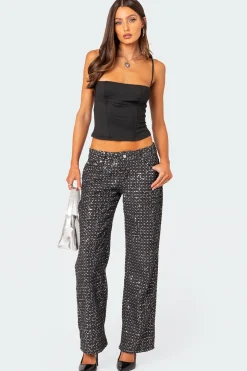 Nyah Sequin Loose Fit Jeans