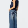 Nyc Washed Low Rise Jeans