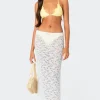 Oceana Sheer Lace Maxi Skirt