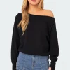 Off Shoulder Oversized Sweater