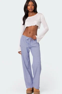 Olivia Striped Loose Fit Pants