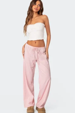 Olivia Striped Loose Fit Pants