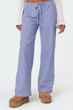 Olivia Striped Loose Fit Pants