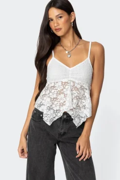 Orchid Sheer Lace Top