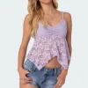 Orchid Sheer Lace Top