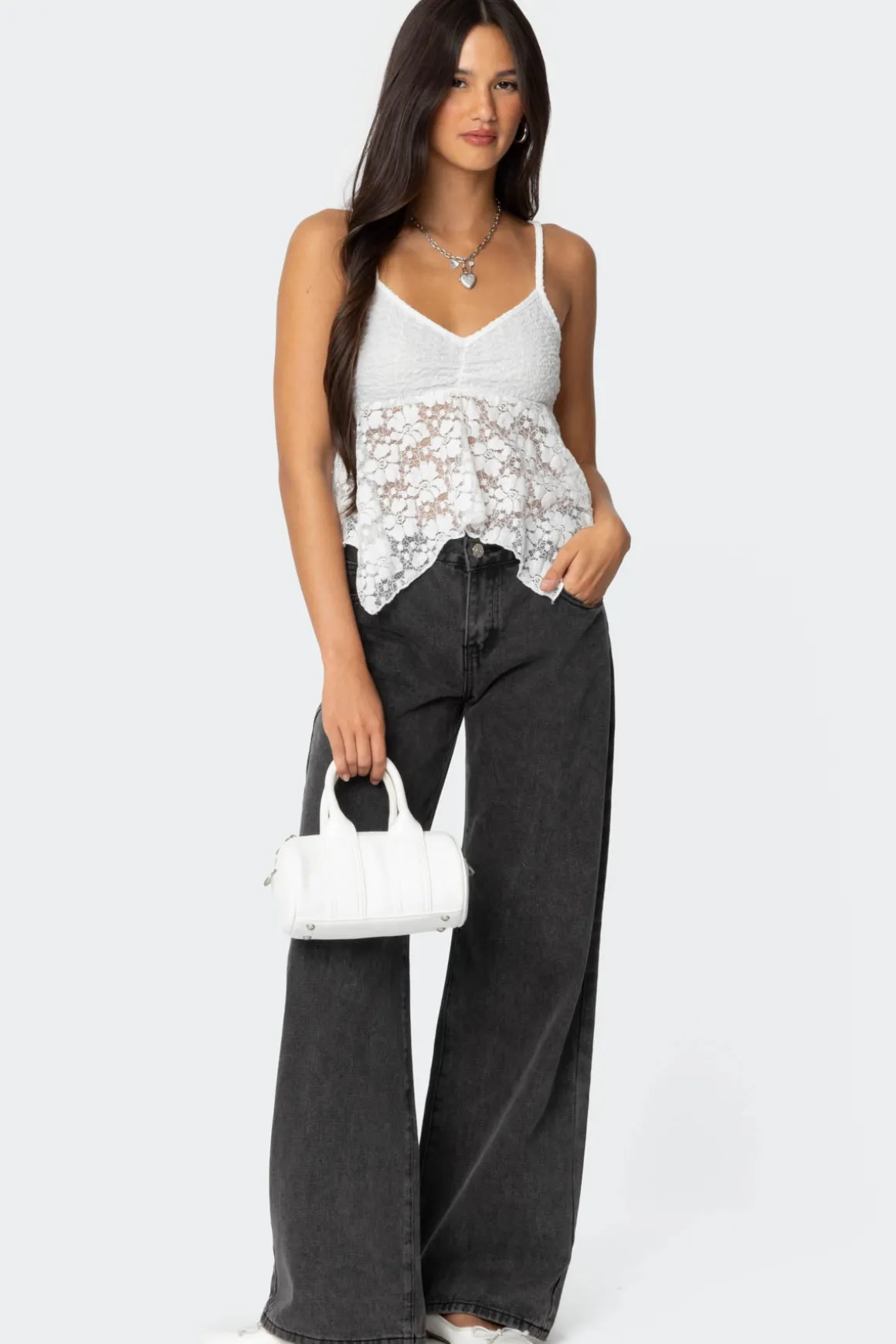 Orchid Sheer Lace Top