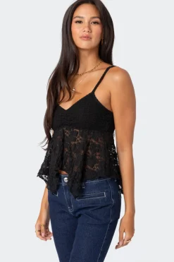 Orchid Sheer Lace Top