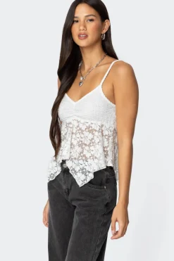 Orchid Sheer Lace Top