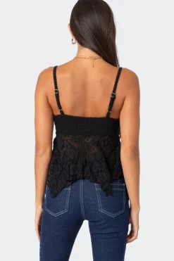 Orchid Sheer Lace Top