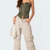 Oversized Boyfriend Cargo Jeans