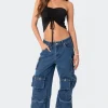 Oversized Boyfriend Cargo Jeans