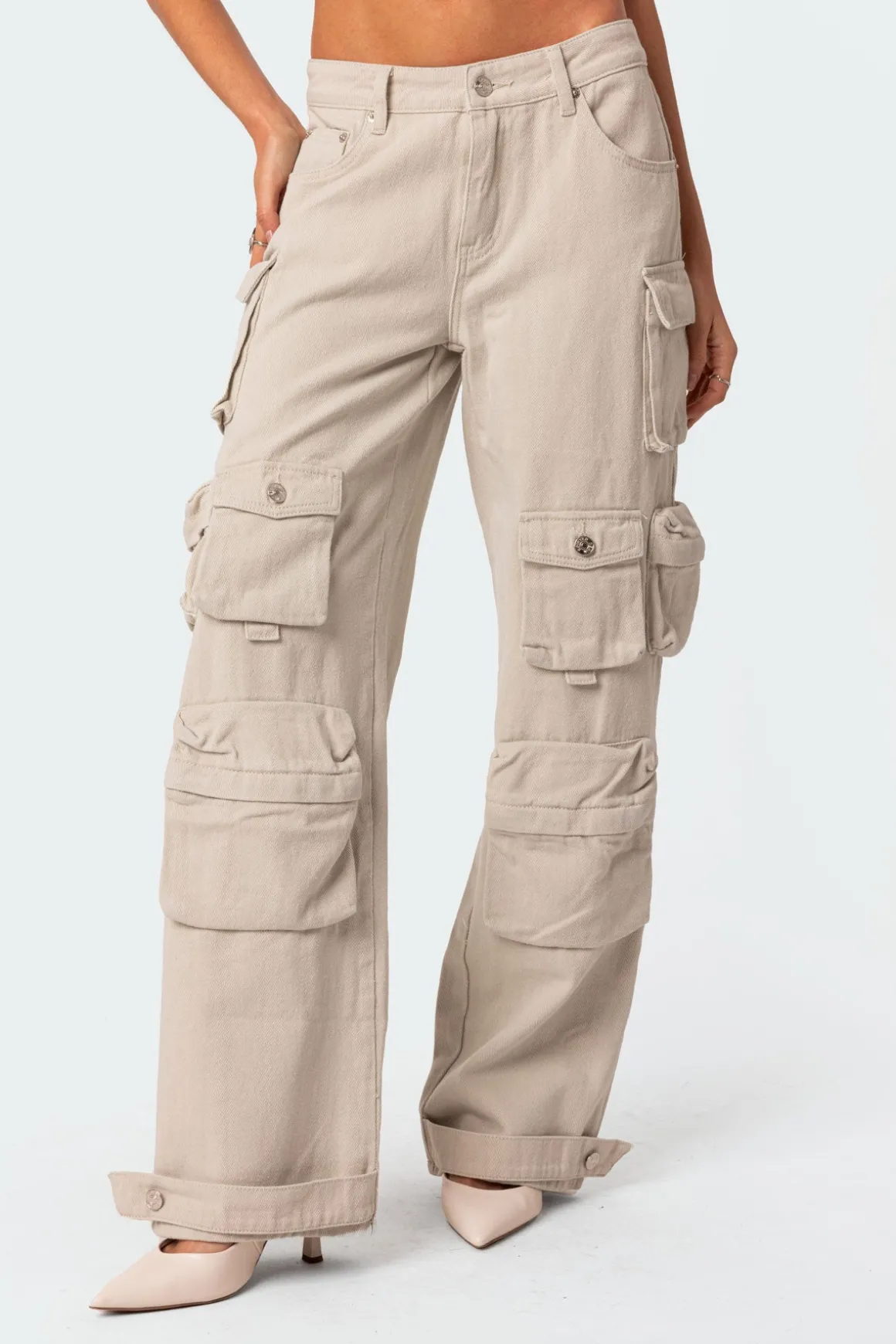Oversized Boyfriend Cargo Jeans